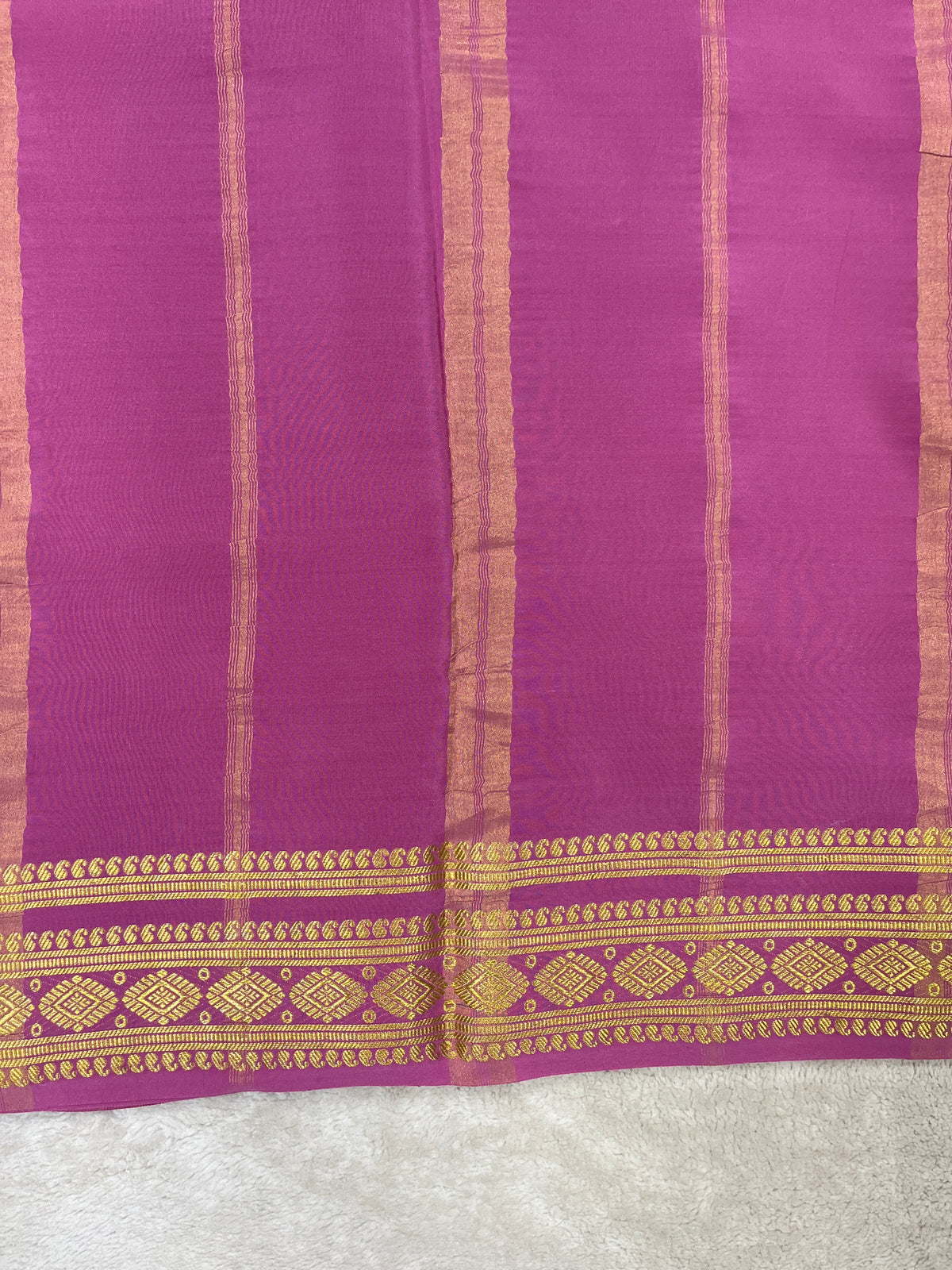Pure Mysore Silk Saree-(114601221)