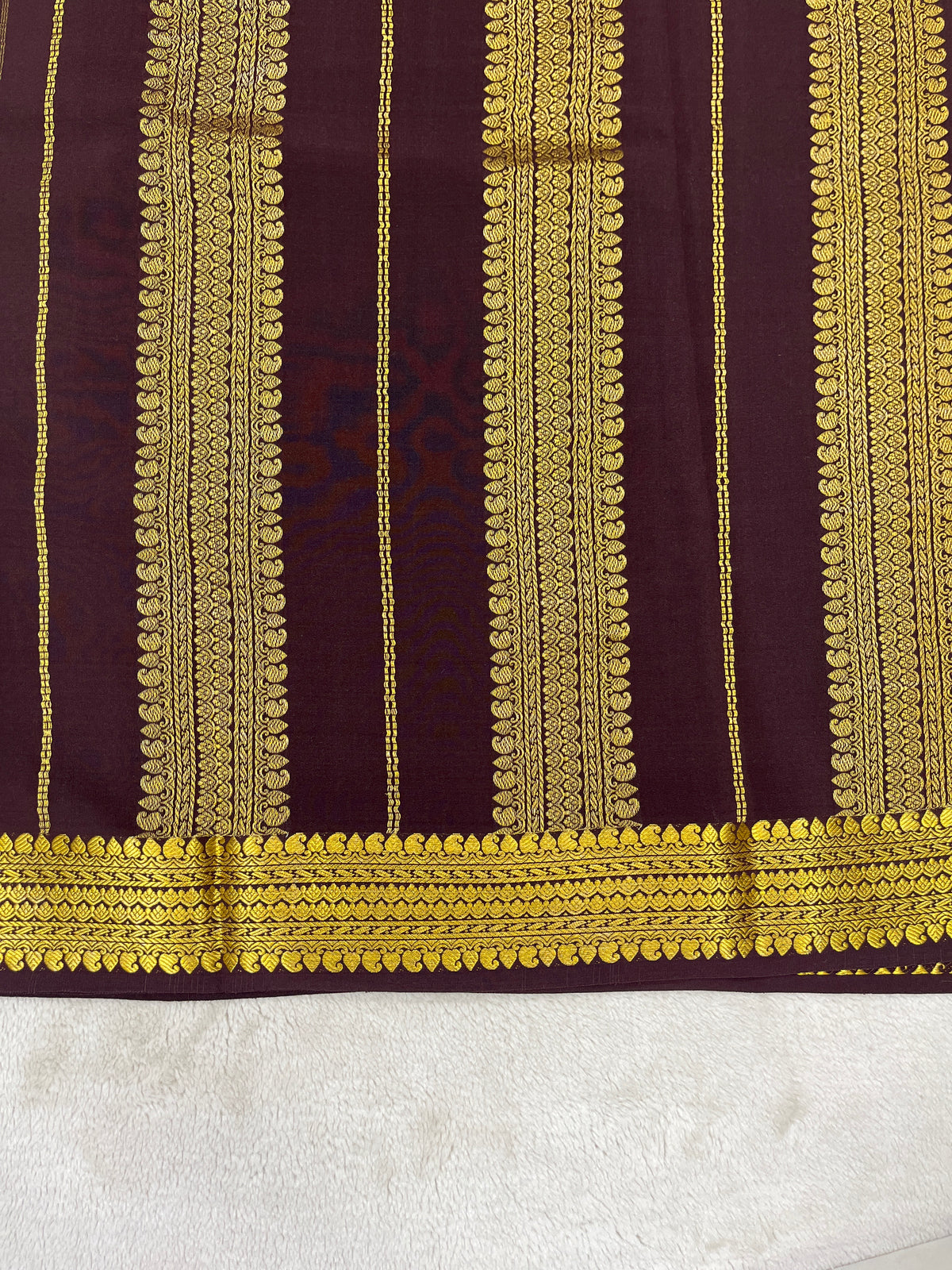 Pure Mysore Silk-Big Checks- 120GSM (1462531)