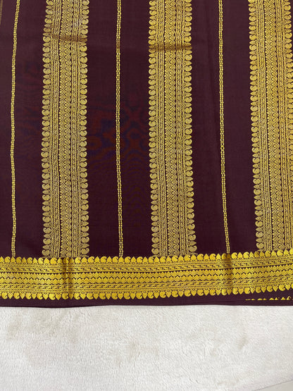 Pure Mysore Silk-Big Checks- 120GSM (1462531)