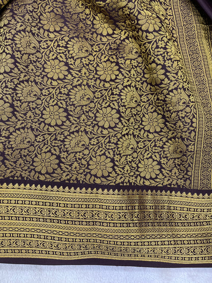 Pure crepe Mysore silk-Damini Heavy(131036411)