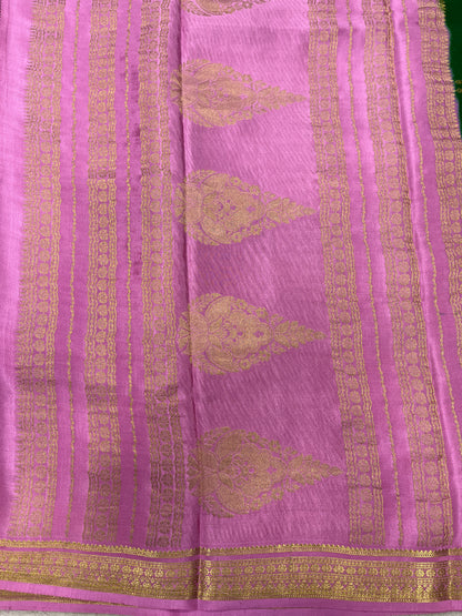 Pure Mysore crepe saree-120 GSM(1145313)