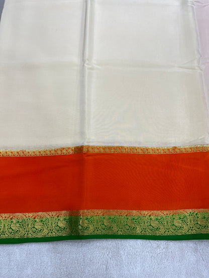 Sliver Based Zari Pure Mysore Silk Saree
