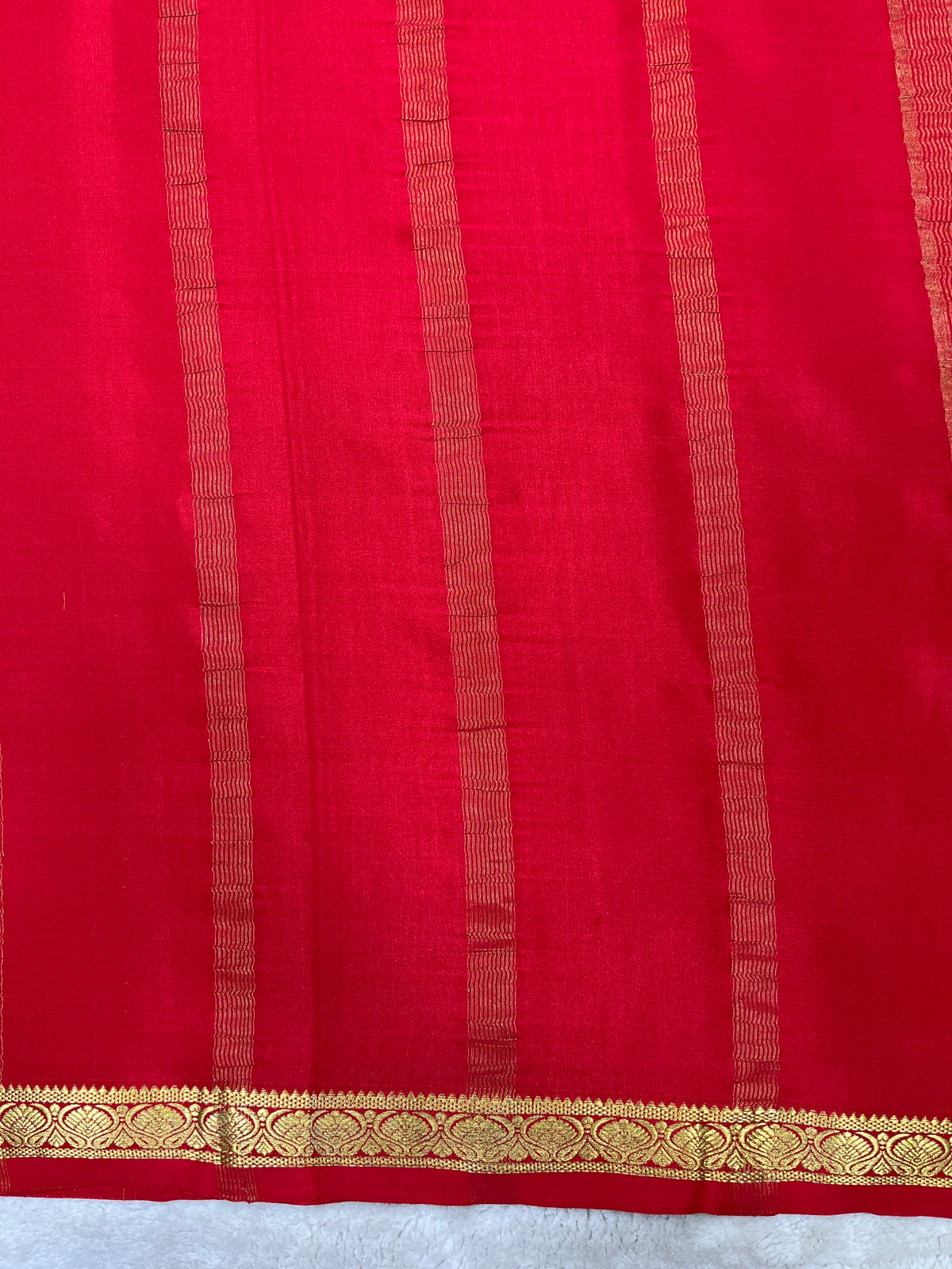 Pure crepe Mysore silk saree 12105002 (120gsm)