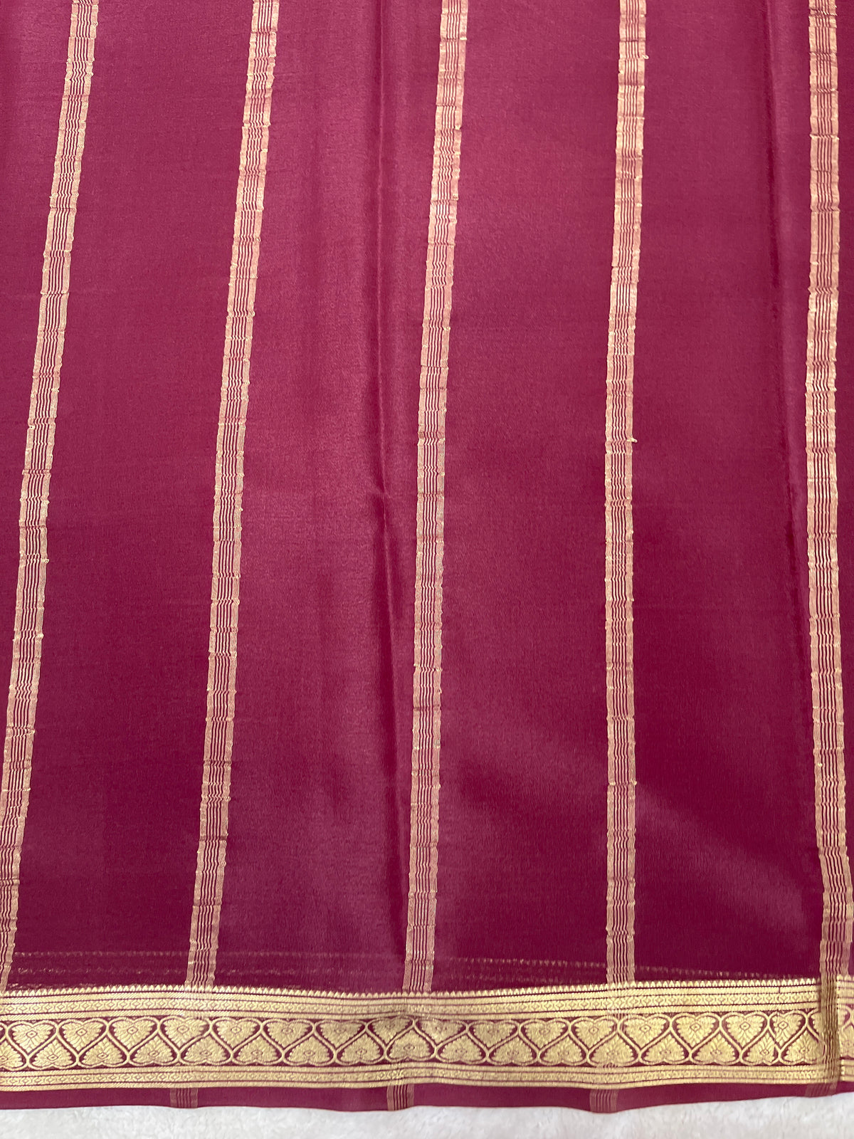 Pure crepe Mysore silk saree 13106331 (70gsm)