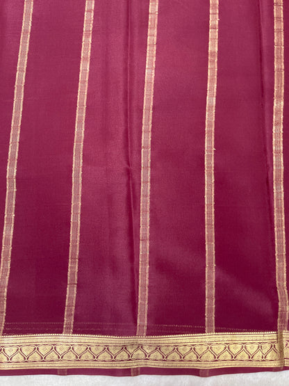 Pure crepe Mysore silk saree 13106331 (70gsm)