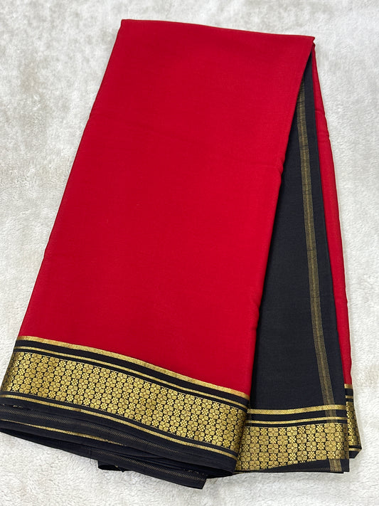 Sliver Based Zari Pure Mysore Silk Saree