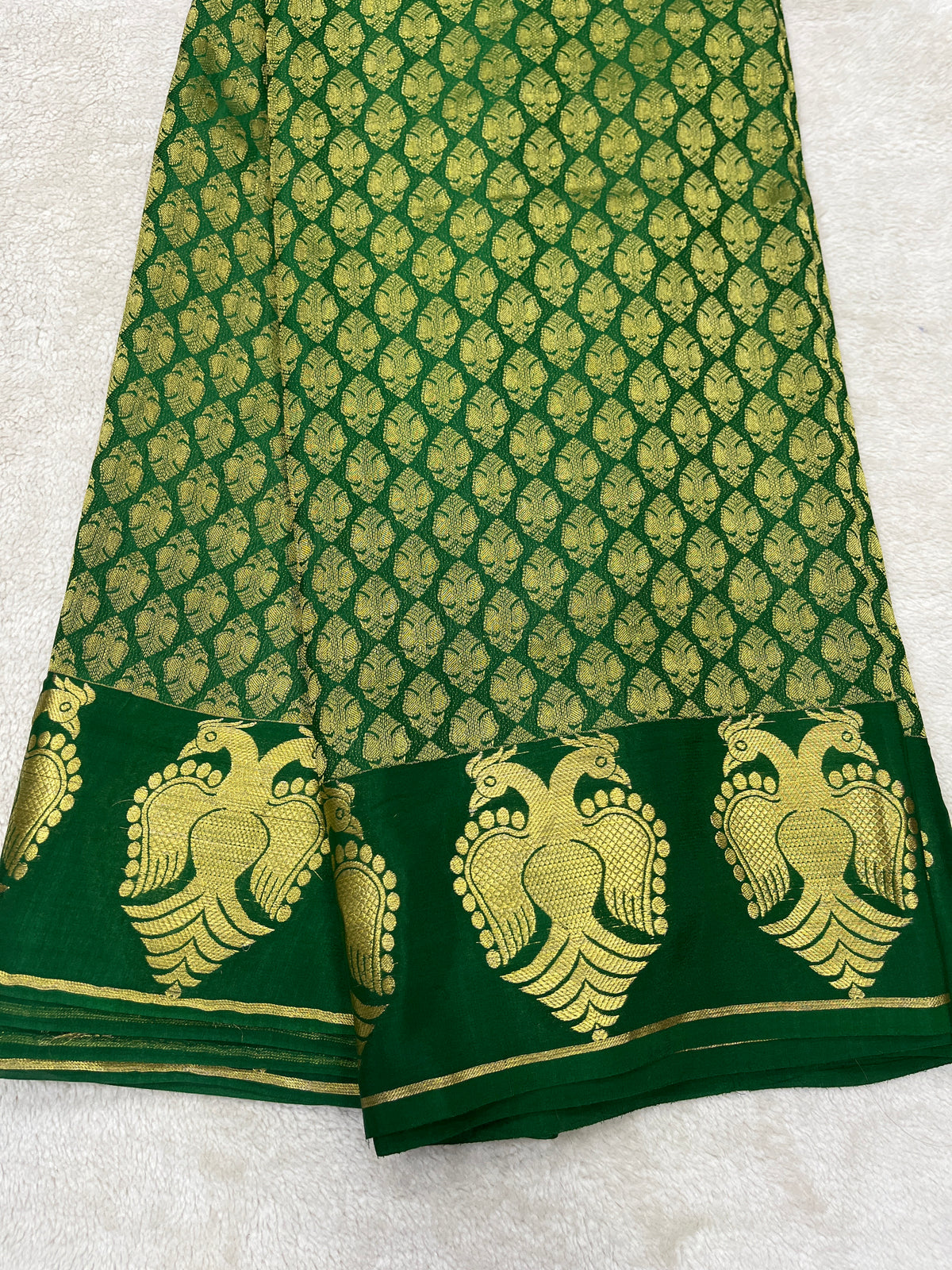 Pure crepe Mysore silk-Garuda Self Border(15112601)