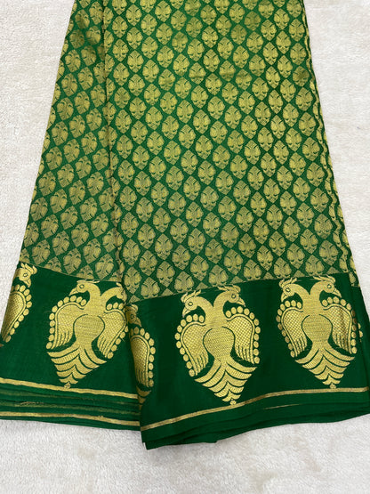 Pure crepe Mysore silk-Garuda Self Border(15112601)