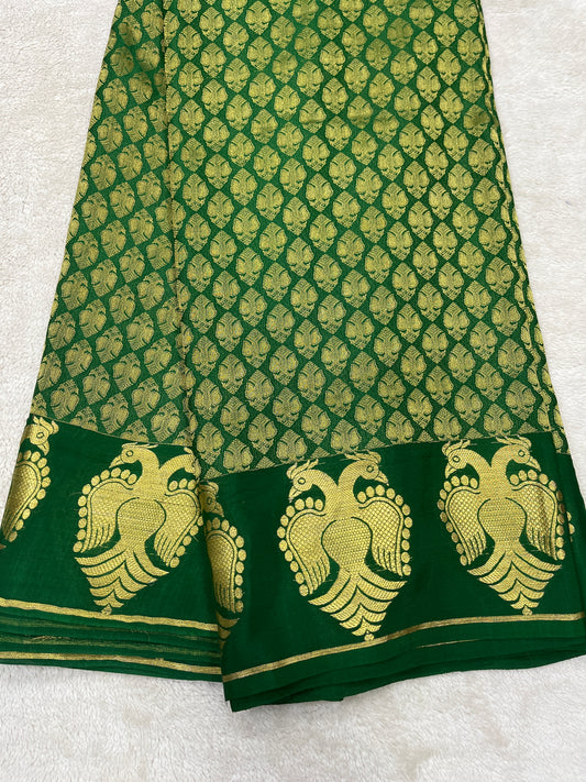 Pure crepe Mysore silk-Garuda Self Border(15112601)