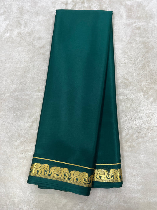 Pure crepe Mysore silk saree 13106103