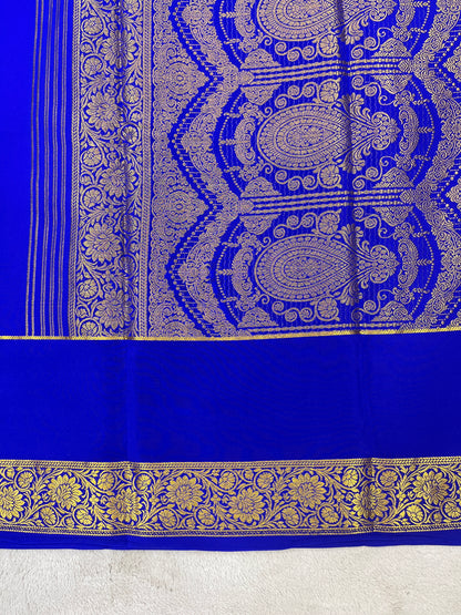 Pure  Mysore silk saree 1463631 (150 GSM )