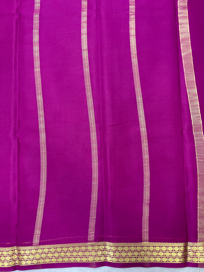Pure crepe Mysore silk saree 26386623 (70gsm)