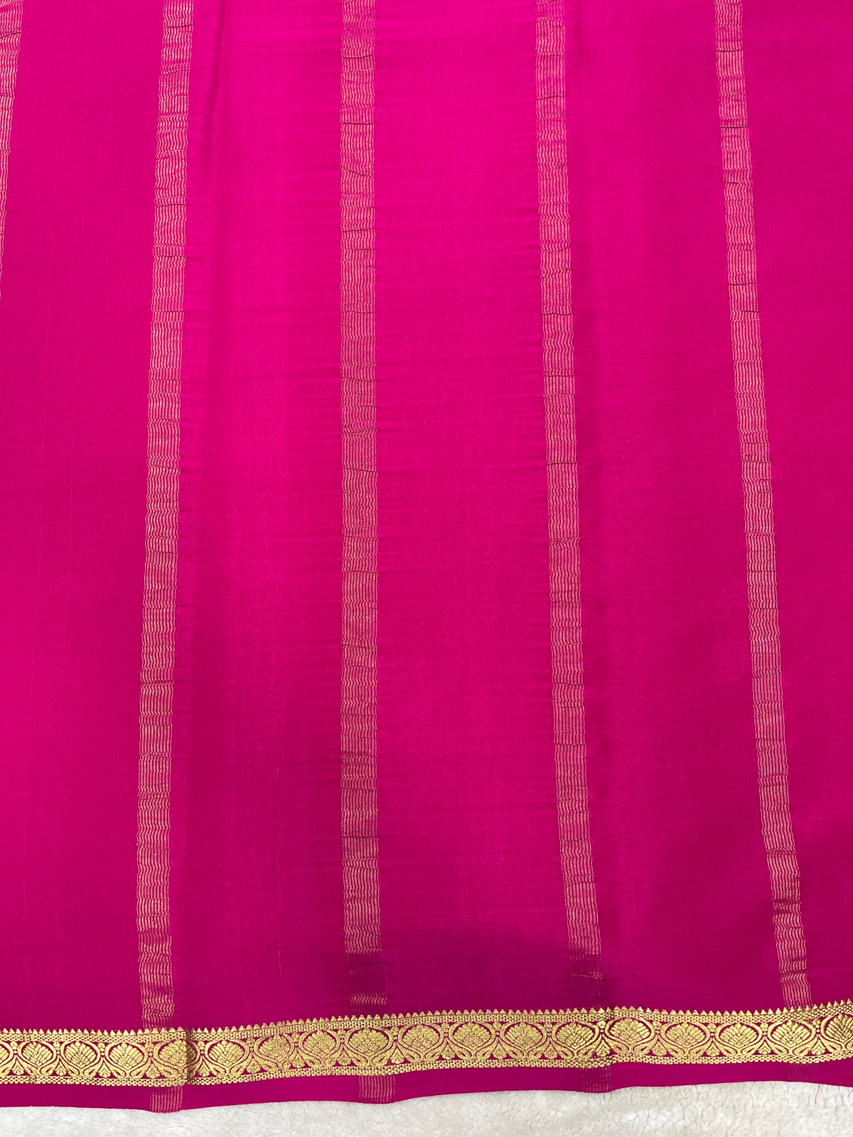 Pure crepe Mysore silk saree 12105002 (120gsm)