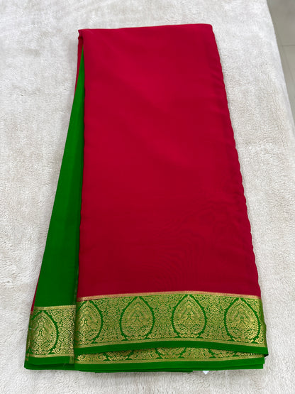 Sliver Based Zari Pure Mysore Silk Saree