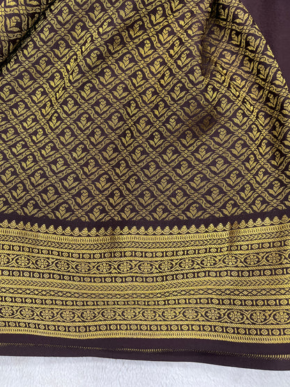 Pure crepe Mysore silk-Damini Heavy(131036411)