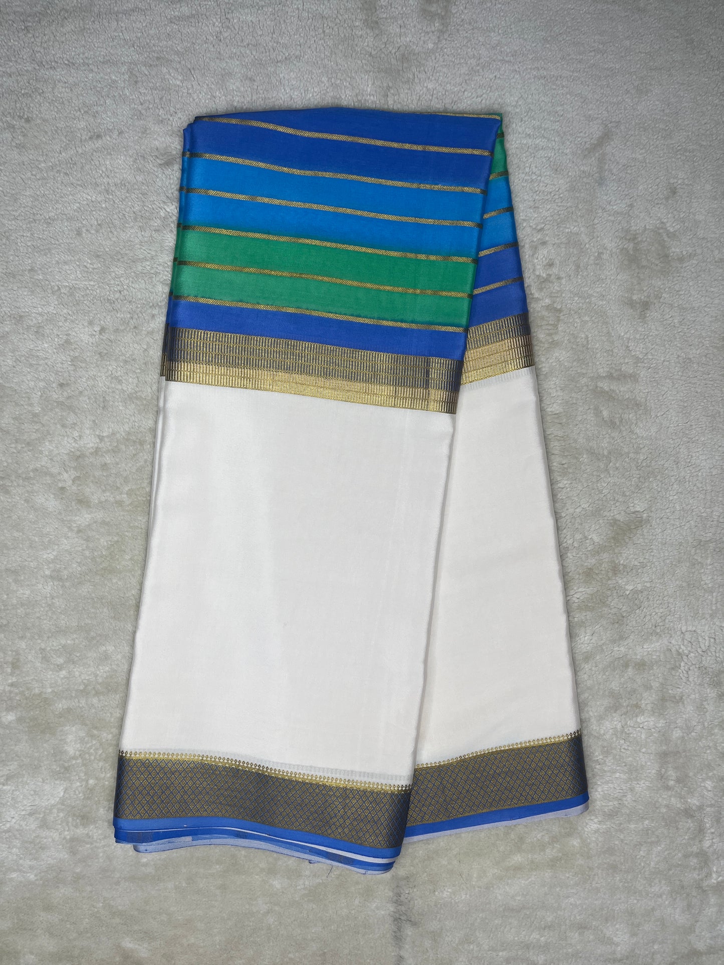 Pure crepe Mysore silk saree_120GSM(15080813)