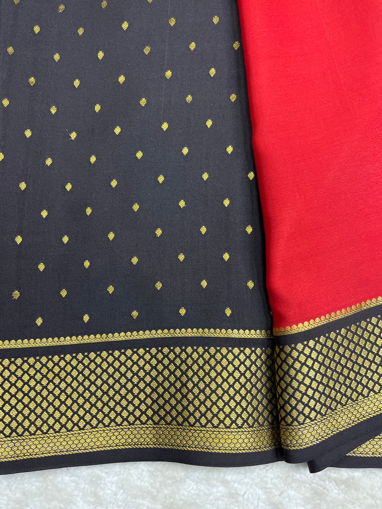 Pure crepe Mysore silk- 16274306
