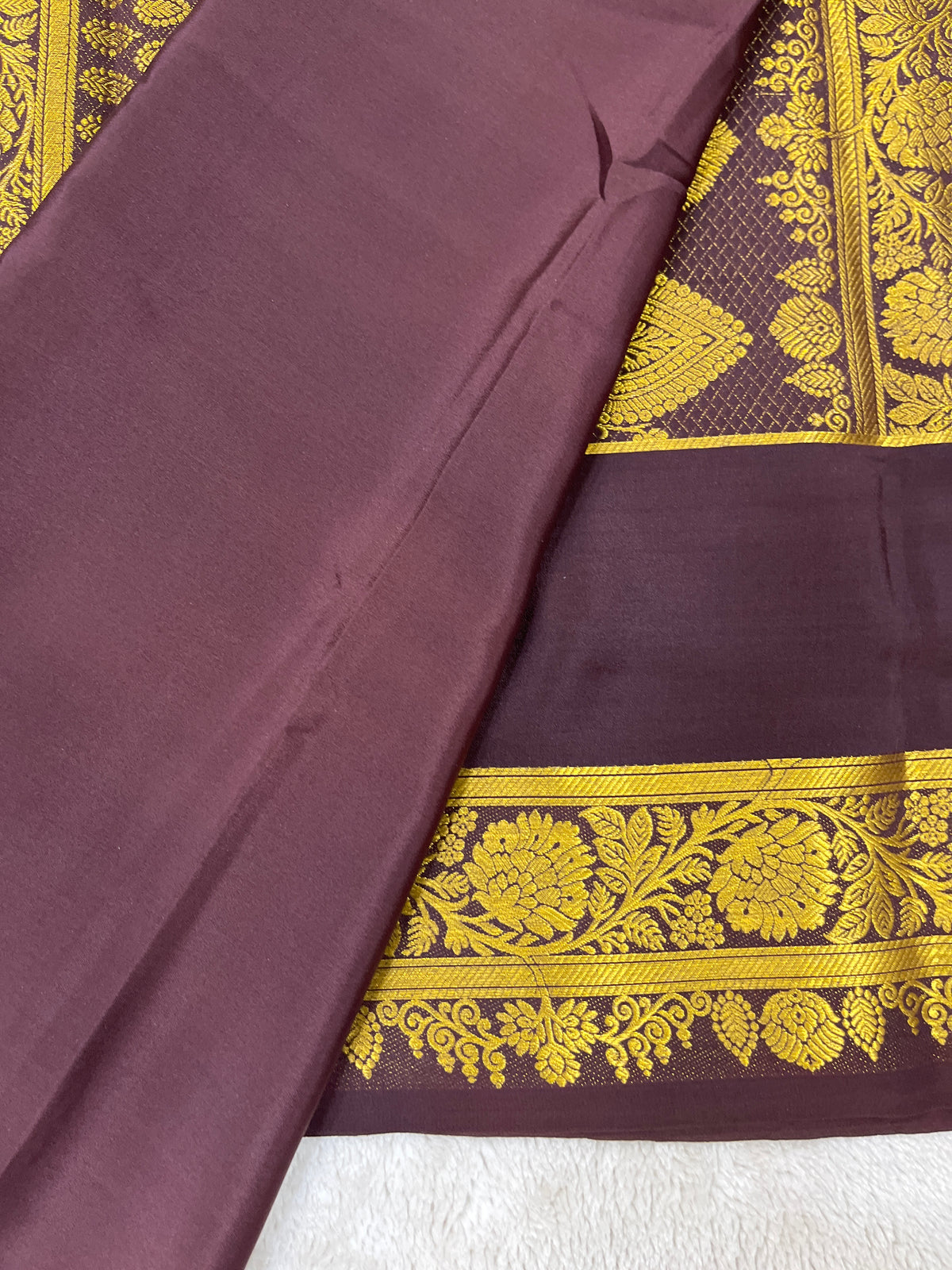 Pure  Mysore silk saree 1463631 ( 150 GSM )