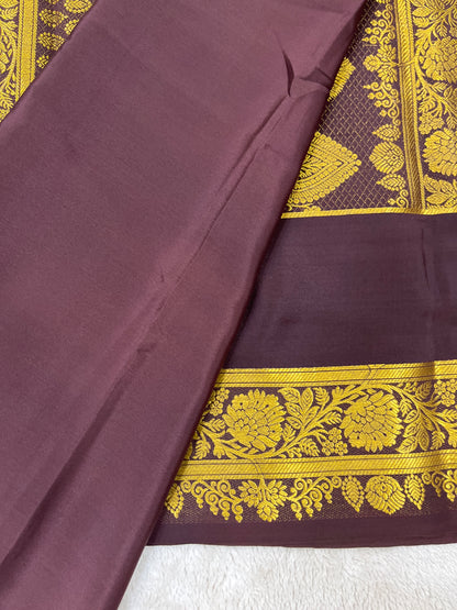 Pure  Mysore silk saree 1463631 ( 150 GSM )