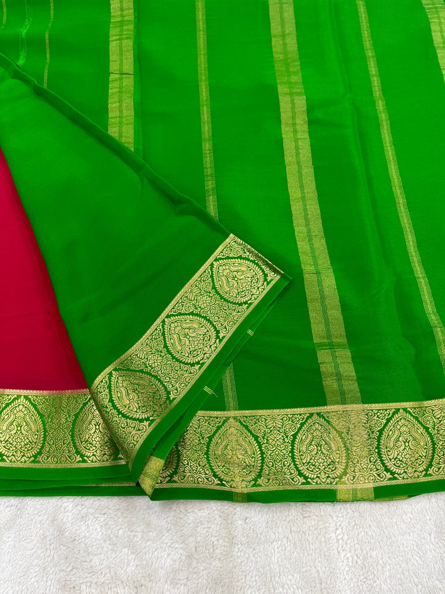 Sliver Based Zari Pure Mysore Silk Saree