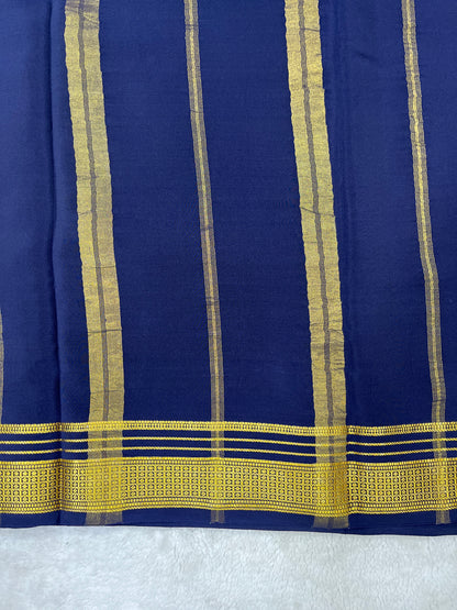 Pure Mysore Silk Saree-(1435776)