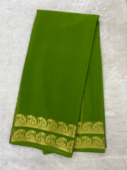 Pure Mysore Silk Saree-(1459016)