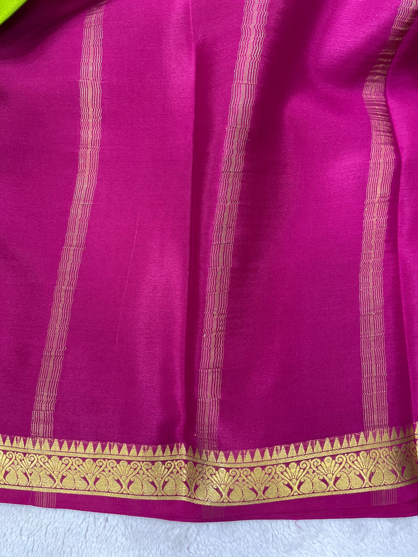 Pure crepe Mysore silk-Piping Contrast(1103601)