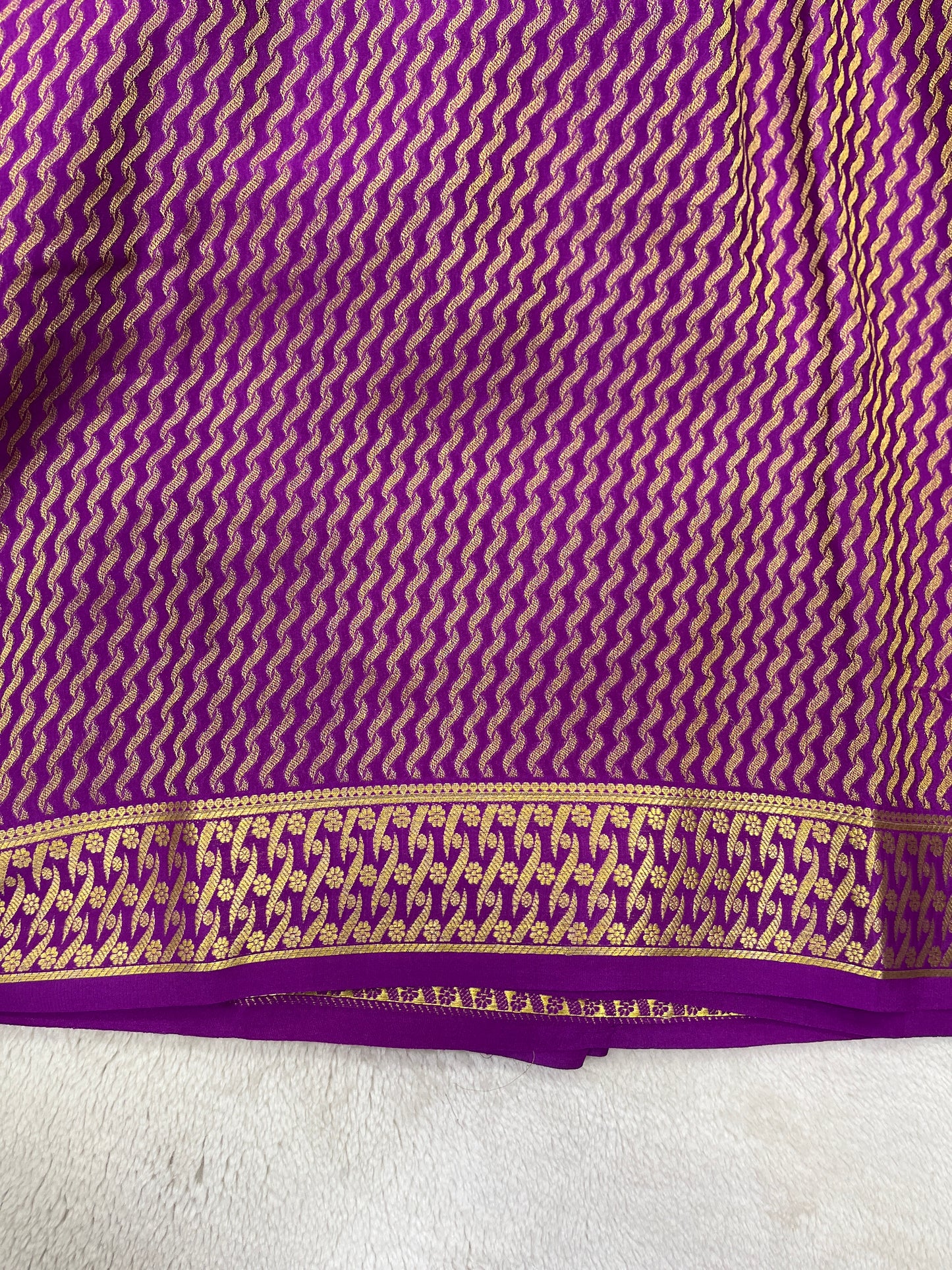 Pure crepe Mysore silk- Butta(16271504)