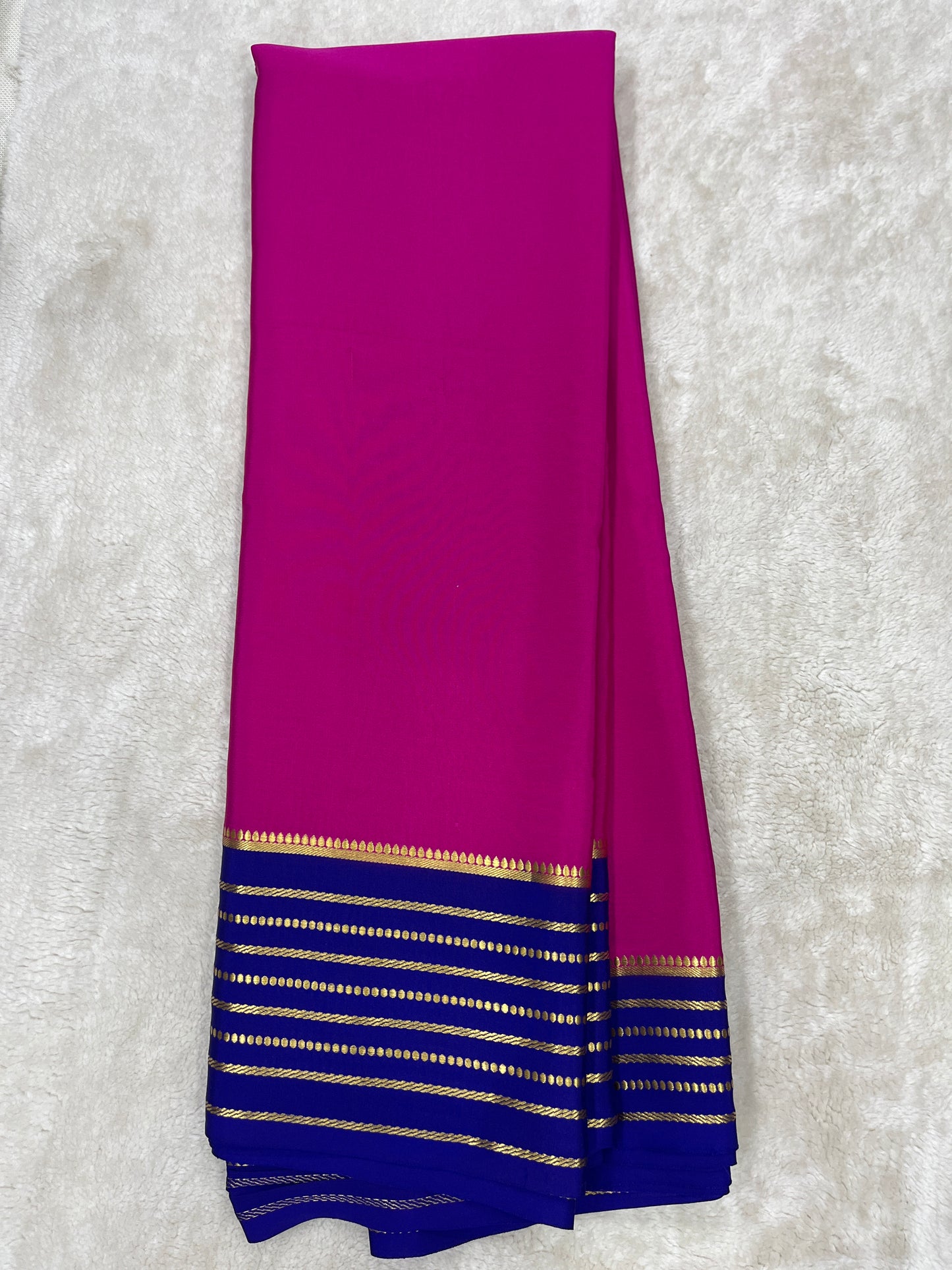 Pure Crepe Mysore Silk Heavy line’s- 131623