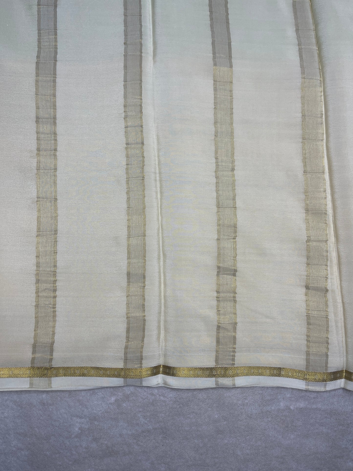 Pure crepe Mysore silk saree-120Gsm(16271506)