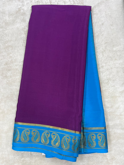 Pure Mysore crepe Saree- 120 Gsm(1104001)