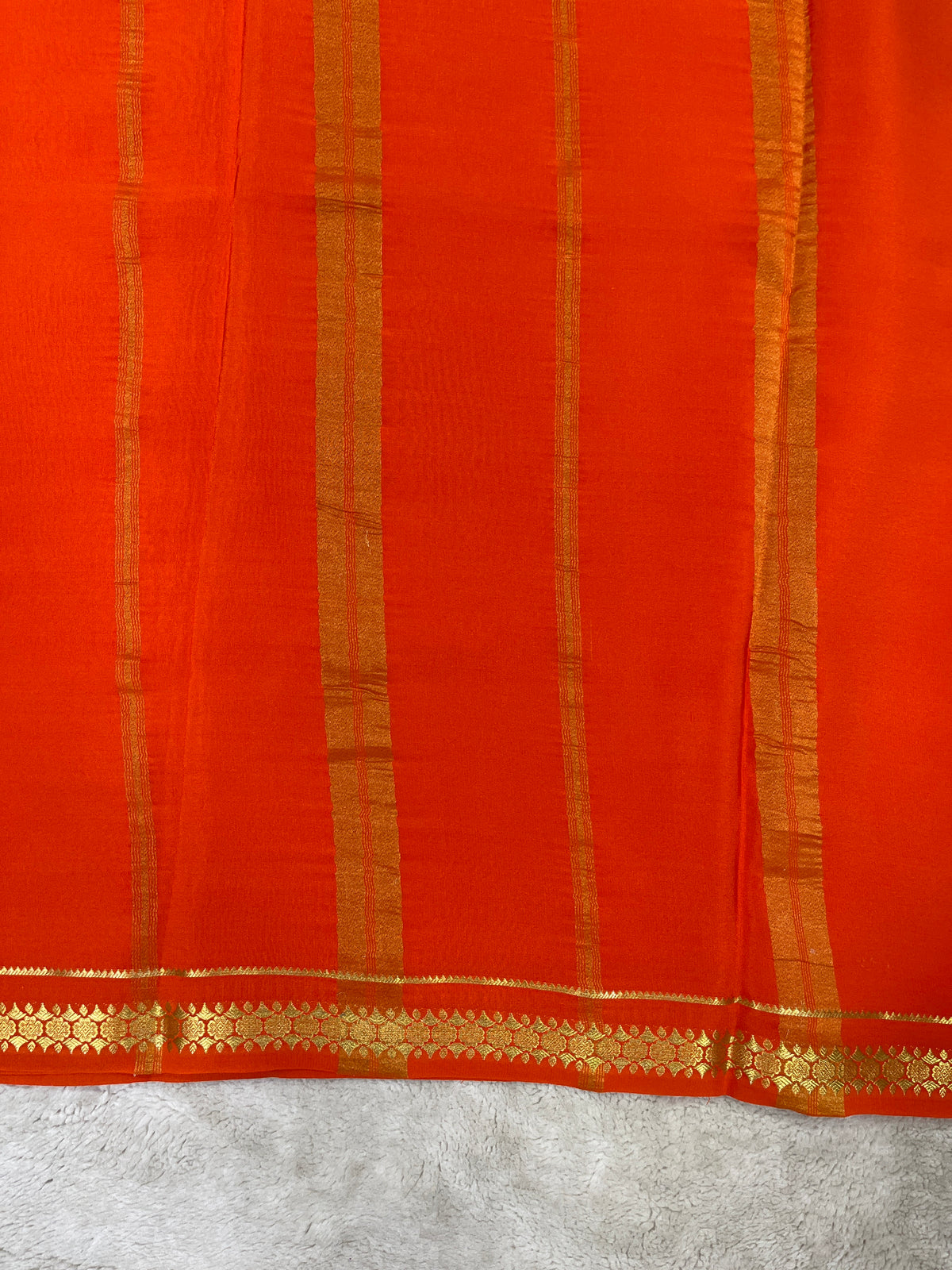 Pure Mysore Silk Saree-(145532)