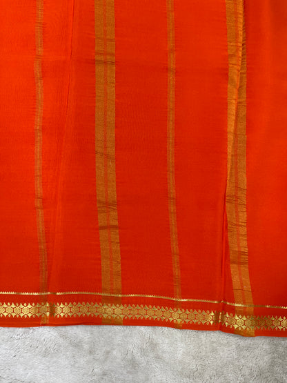 Pure Mysore Silk Saree-(145532)