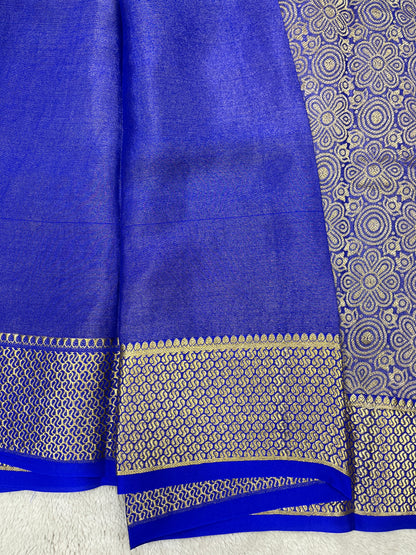 Pure crepe Mysore silk- Brocade(16271503)