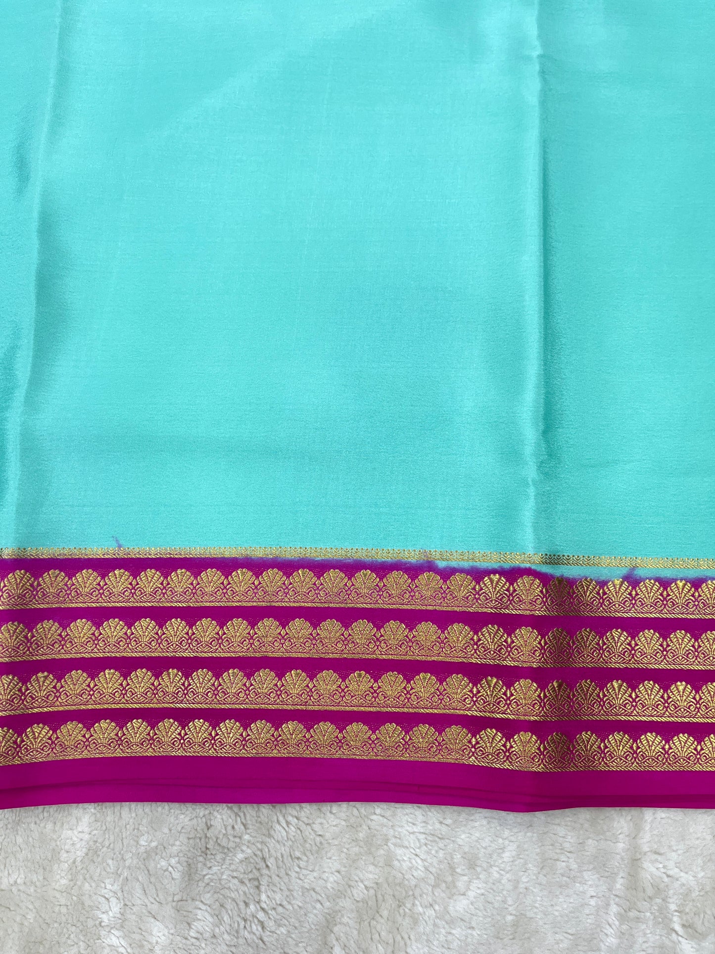 Pure Crepe Mysore Silk plain  - 16271501