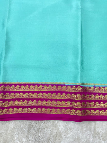 Pure Crepe Mysore Silk plain  - 16271501