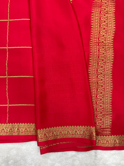Pure crepe Mysore silk saree 13105584