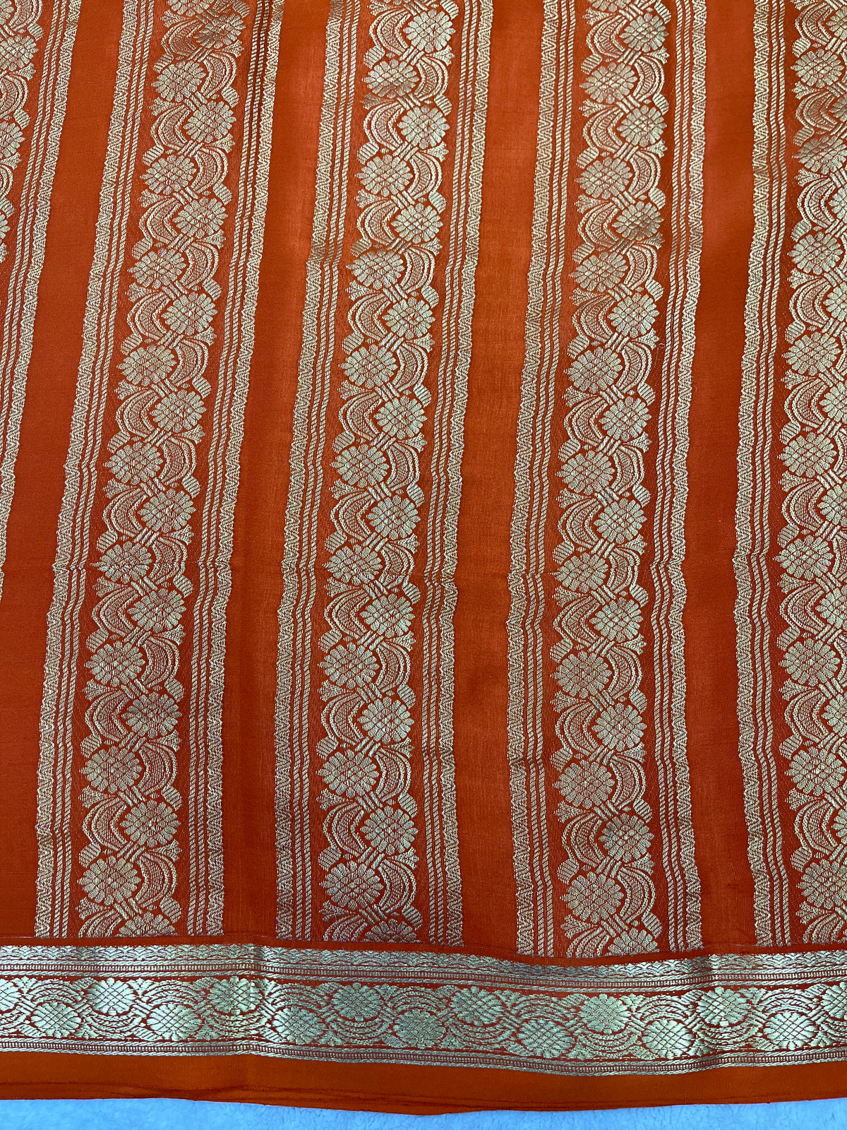 Pure crepe Mysore silk saree 1111105 (120gsm)