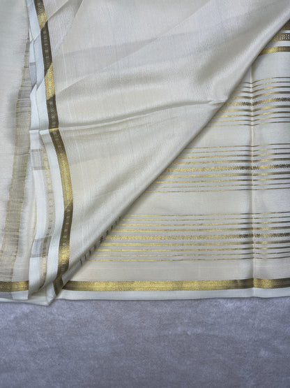 Pure crepe Mysore silk saree-120Gsm(16271506)