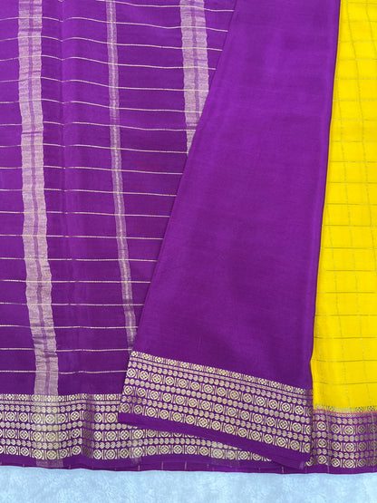 Sliver zari Mysore silk sarees