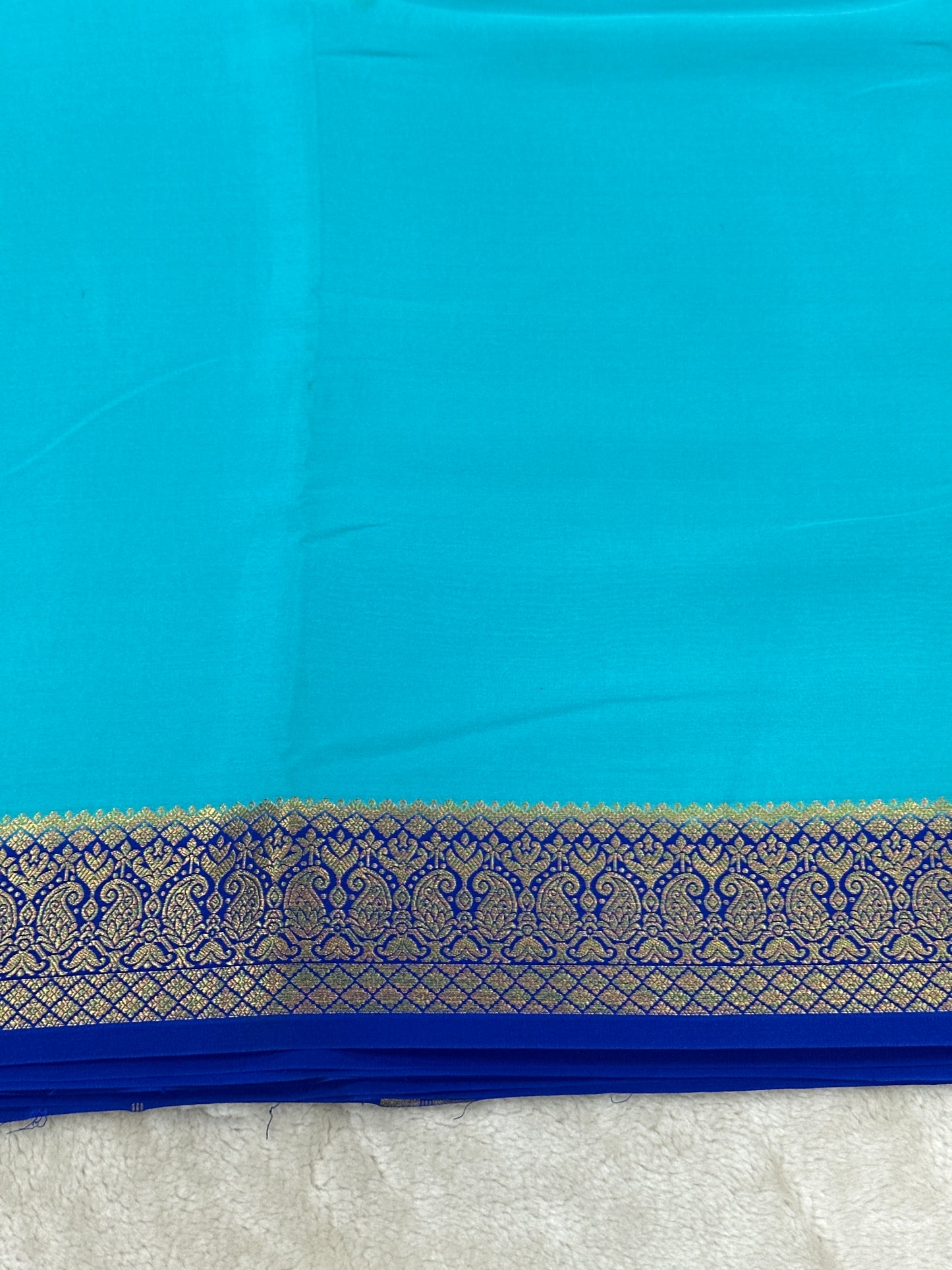 Sliver Based zari Pure Mysore Silk Saree