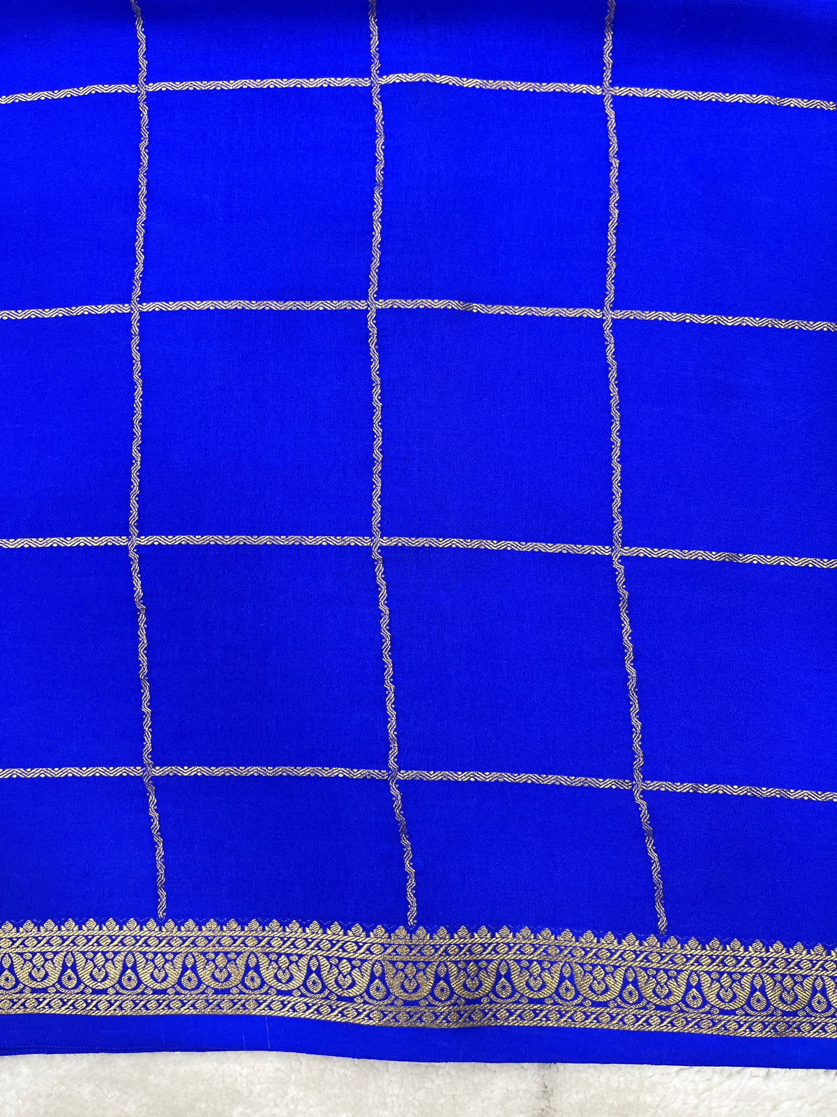 Pure crepe Mysore silk saree 13105584
