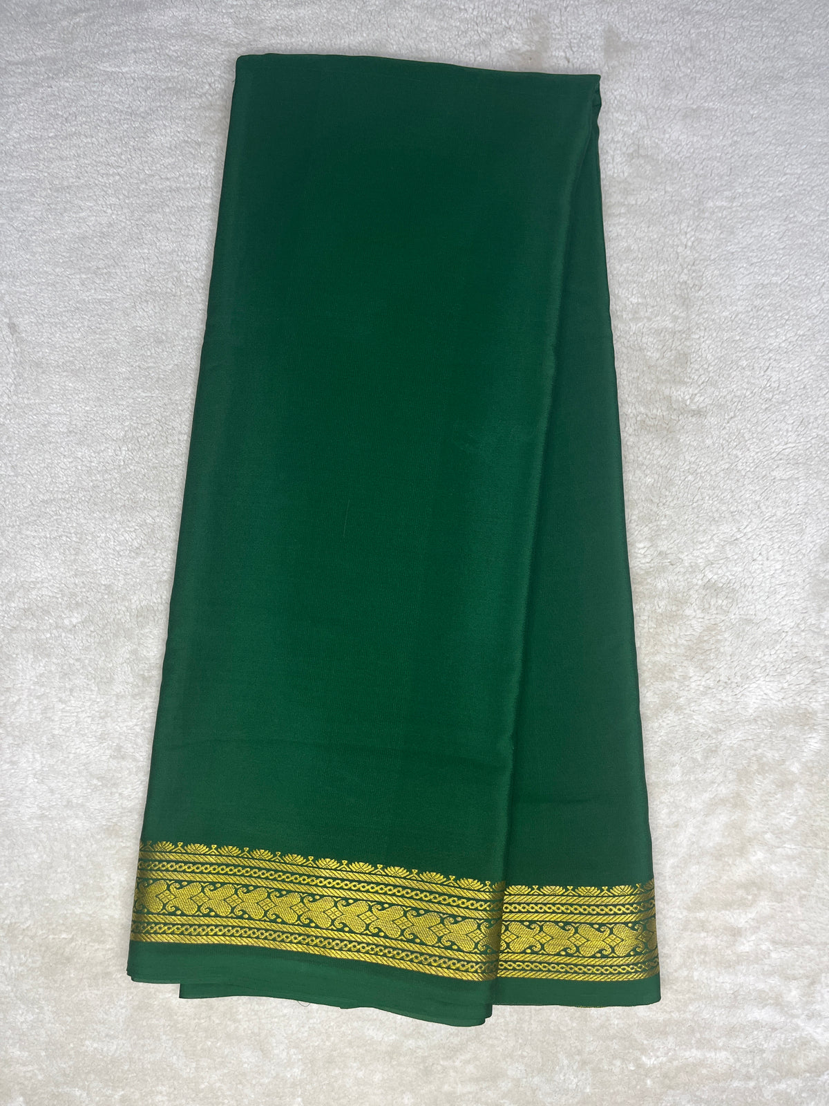 Pure crepe Mysore silk saree-120 GSM(1100608)