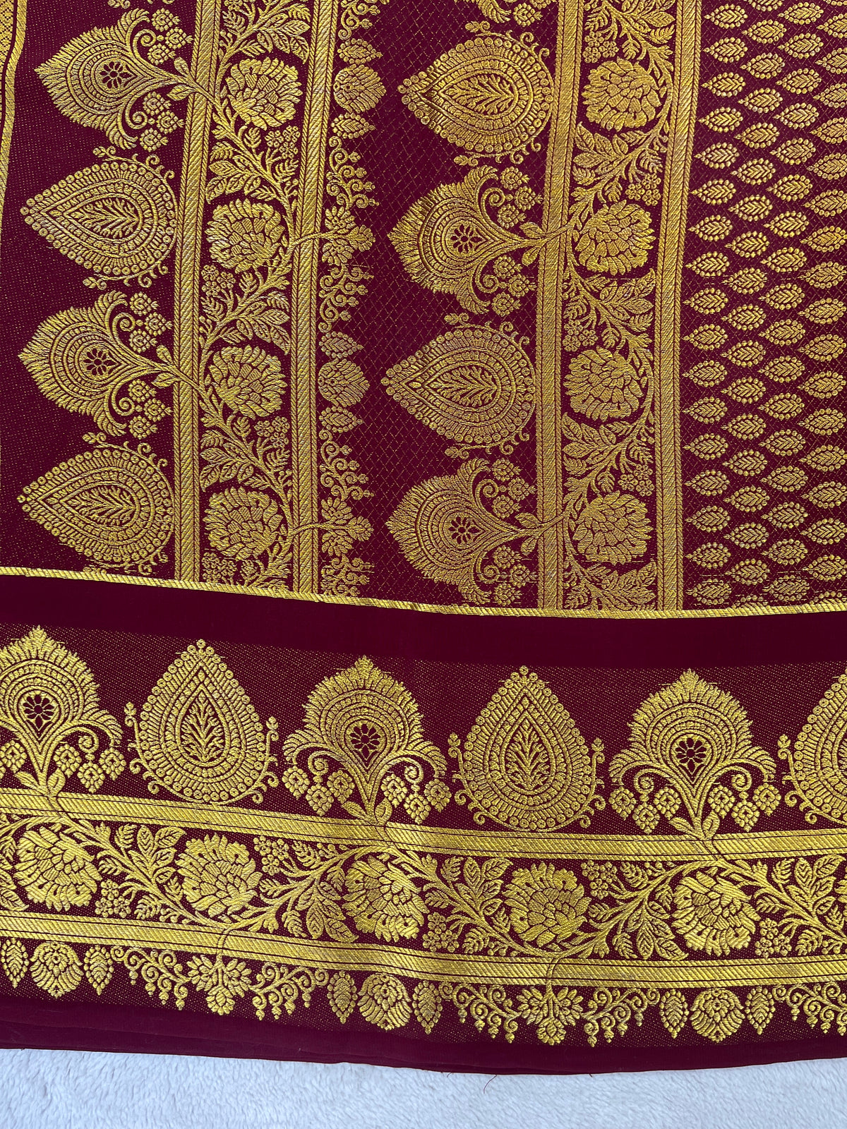 Pure Mysore silk saree 1463631 (150 GSM)
