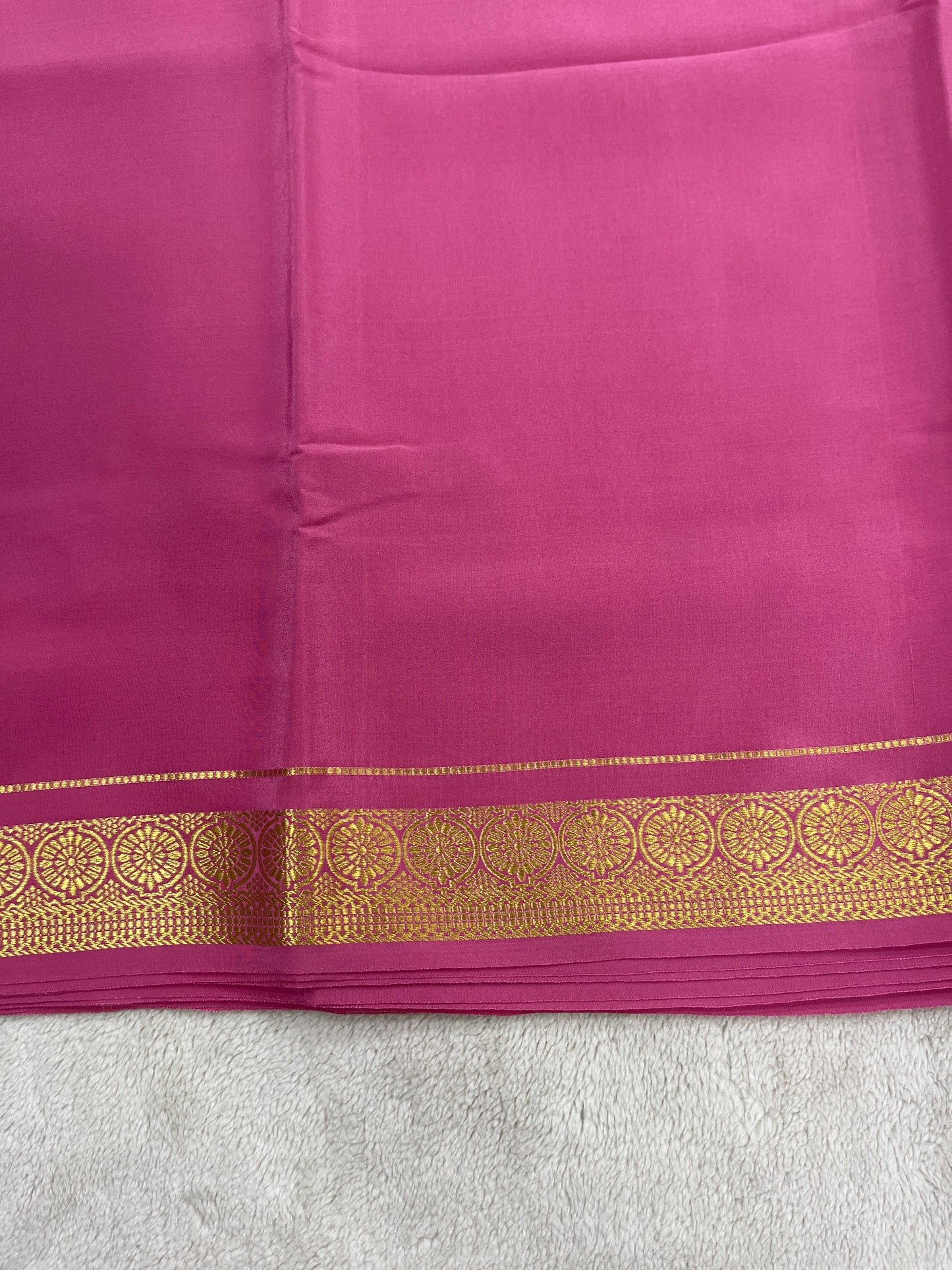 Sliver Based zari Pure Mysore Silk Saree