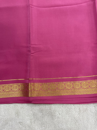 Sliver Based zari Pure Mysore Silk Saree
