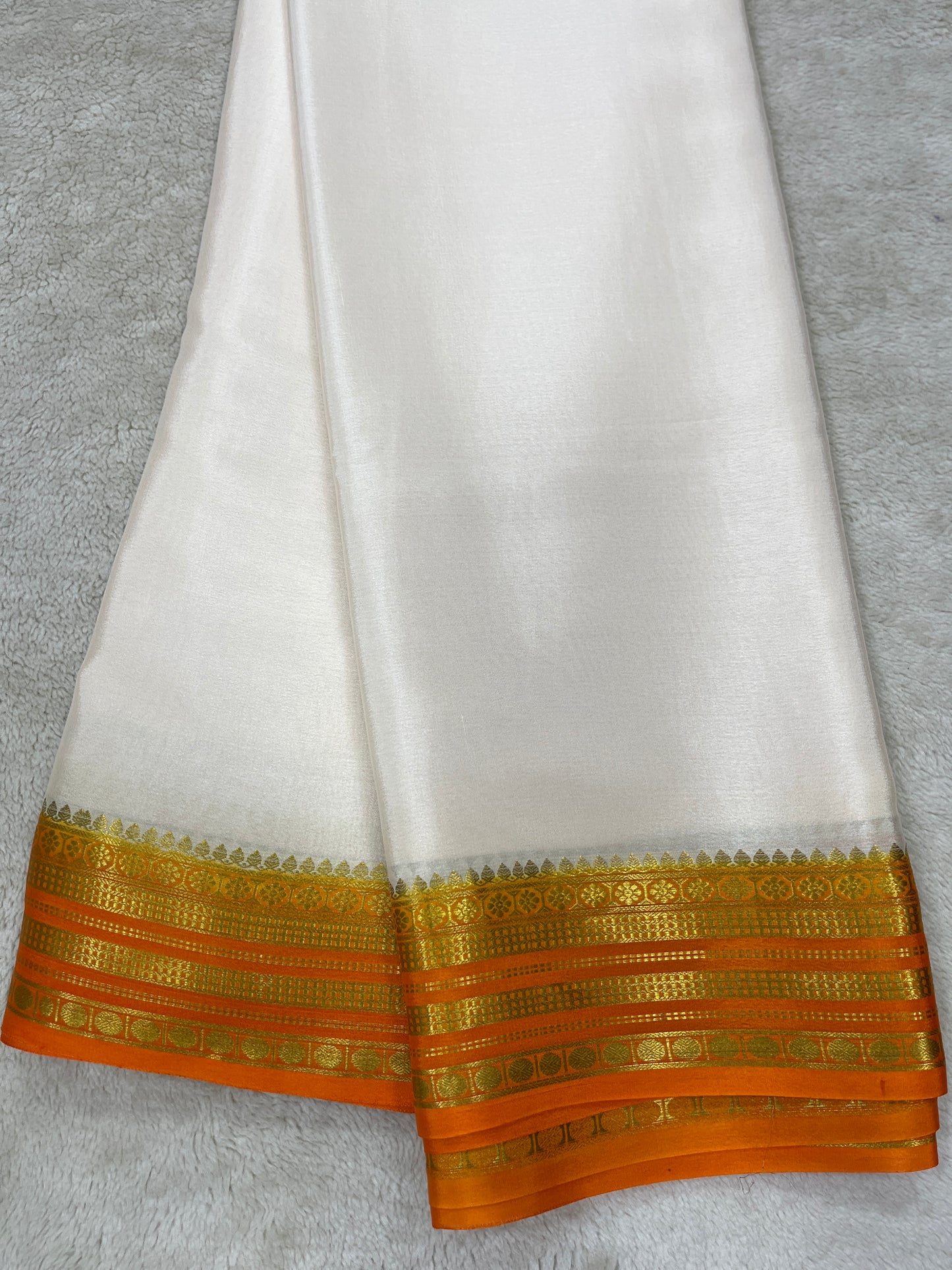 Pure crepe Mysore silk-Raksha Lines CP(131036402)