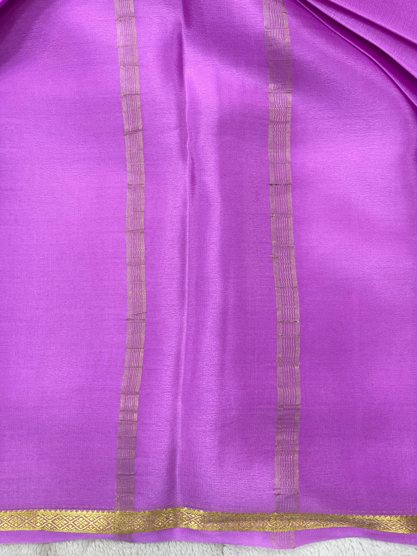 Pure crepe Mysore silk-Piping Self(1103603)