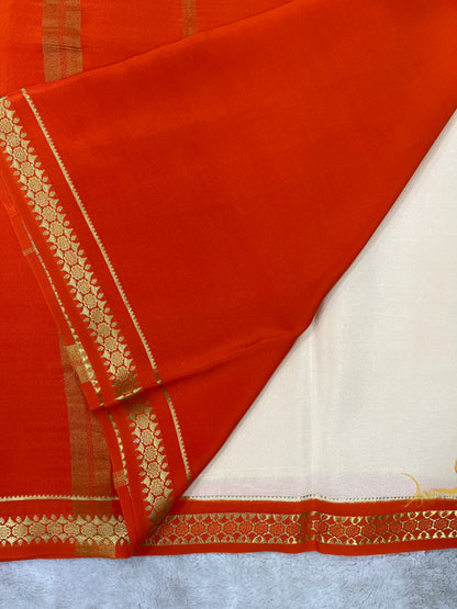 Pure Mysore Silk Saree-(145532)