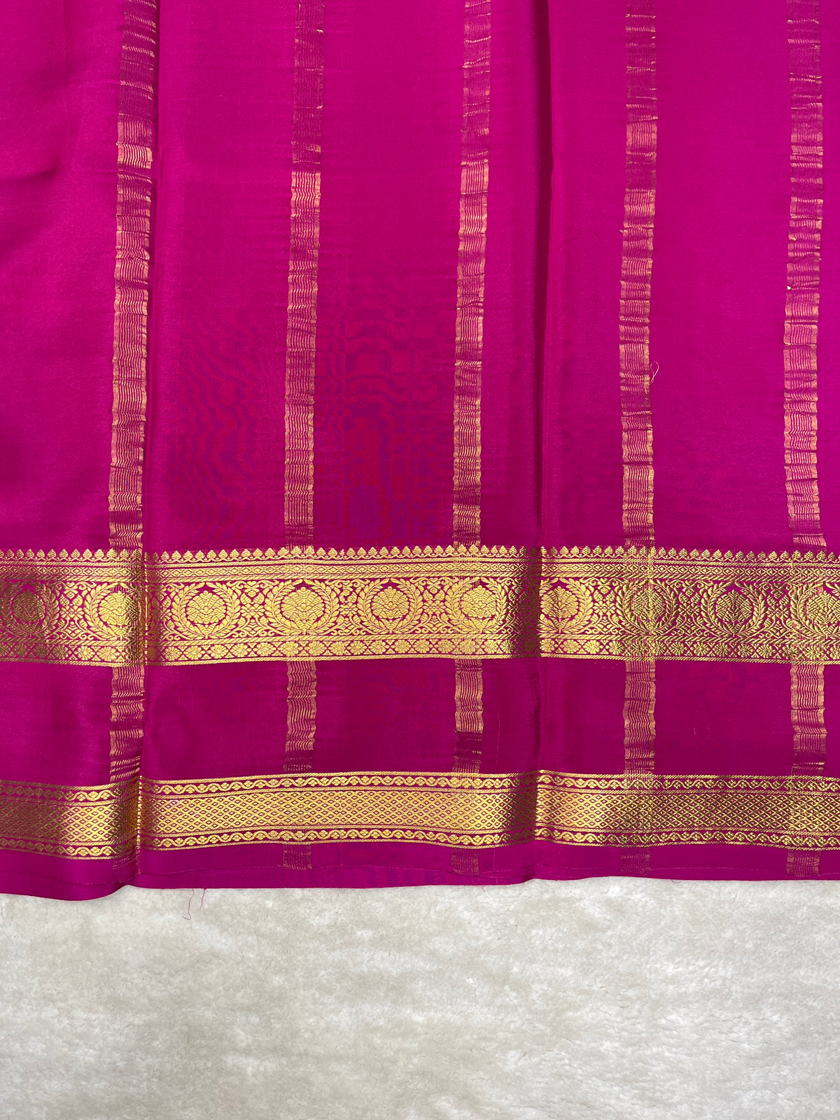 Pure Mysore crepe saree-120GSM(16273801)